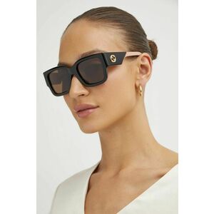 Gucci ochelari de soare femei, culoarea negru, GG1663S imagine