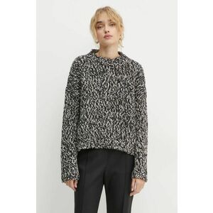 Weekend Max Mara pulover de lana femei, culoarea negru, călduros, 2425366062600 imagine