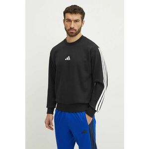 adidas bluză Essentials bărbați, culoarea negru, cu imprimeu, JE6304 imagine