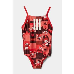 adidas Performance costum de baie dintr-o bucată pentru copii AD DY MICK x Disney culoarea roșu, JF8435 imagine