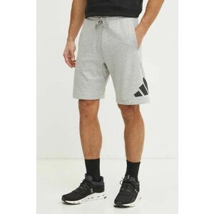 adidas pantaloni scurți Essentials bărbați, culoarea gri, melanj, JE8957 imagine