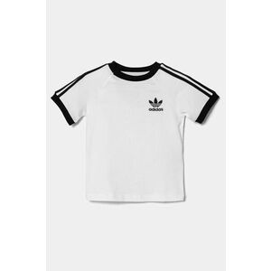 adidas Originals tricou de bumbac pentru copii culoarea alb, cu imprimeu, JE0519 imagine