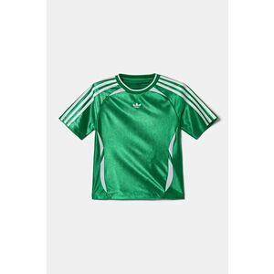 adidas Originals tricou copii culoarea verde, cu imprimeu, JC9124 imagine