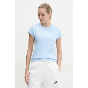 adidas tricou din bumbac Essentials Linear femei, JG8660 imagine