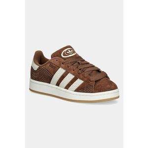 adidas Originals sneakers din piele intoarsă Campus 00s culoarea maro, JQ7671 imagine