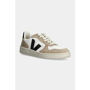 Veja sneakers din piele culoarea bej imagine