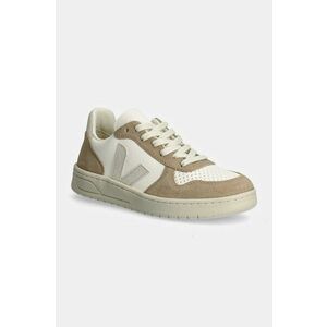 Veja sneakers din piele V10 culoarea bej imagine