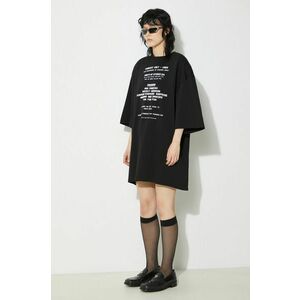 Fiorucci tricou din bumbac Invitation Print Oversized T-Shirt culoarea negru, cu imprimeu, U01FPTSH107CJ01BK01 imagine