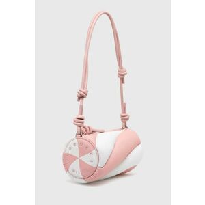 Fiorucci poseta de piele Bicolor Leather Mella Bag culoarea roz, U01FPABA001LE04PN02 imagine