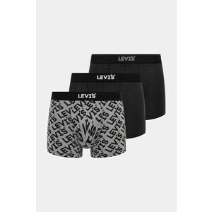 Levi's boxeri 3-pack bărbați, culoarea negru, 37149-1033 imagine