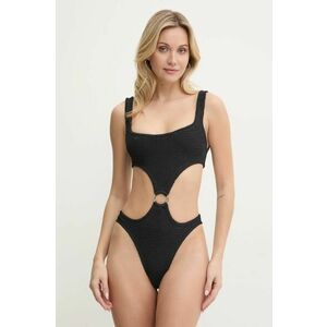 PARAMIDONNA costum de baie dintr-o bucată culoarea negru, cupa moale, SS24OLBL imagine