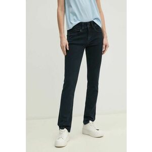 Pepe Jeans jeansi Slim femei, culoarea albastru marin imagine