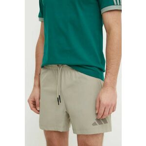 adidas pantaloni scurți Z.N.E. bărbați, culoarea verde, JN9024 imagine