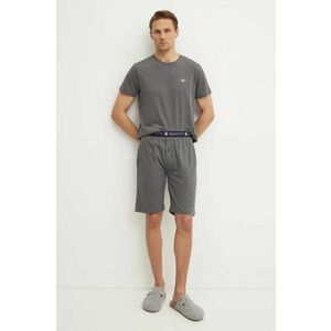 Gant pijamale de bumbac culoarea gri, cu imprimeu, 902449900 imagine