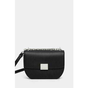 Karl Lagerfeld geantă de piele culoarea negru, A1W30445 imagine