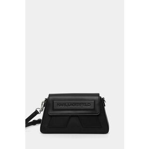 Karl Lagerfeld geantă de piele culoarea negru, A1W30155 imagine