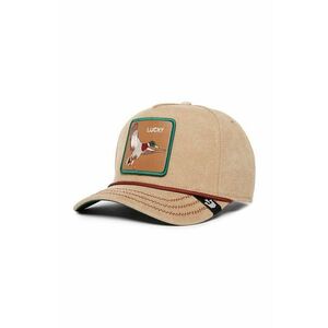 Goorin Bros șapcă de baseball din bumbac Lucky Duck culoarea bej, cu imprimeu, 101-1520 imagine