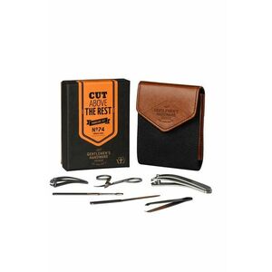 Gentlemen's Hardware set manichiură Charcoal Manicure Set imagine