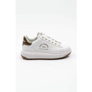 Karl Lagerfeld sneakers din piele KAPRI LUG culoarea alb, KL67538M imagine