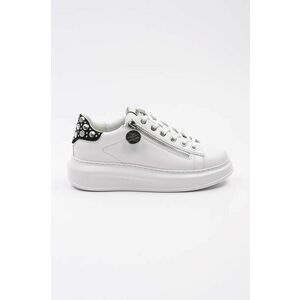 Karl Lagerfeld sneakers din piele KAPRI culoarea alb, KL62527F imagine