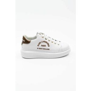 Karl Lagerfeld sneakers din piele KAPRI culoarea alb, KL62539M imagine