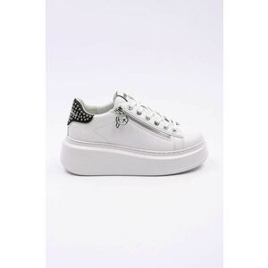 Karl Lagerfeld sneakers din piele ANAKAPRI culoarea alb, KL63527 imagine