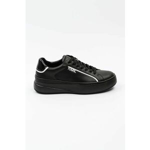 Karl Lagerfeld sneakers din piele KRONOS culoarea negru, KL54020 imagine