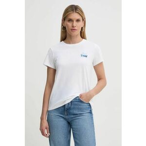 Levi's tricou din bumbac femei, culoarea alb, 17369-2793 imagine