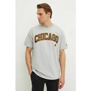 Nike tricou din bumbac Chicago Bears bărbați, culoarea gri, cu imprimeu, 01AY-09D-7QV-NP1 imagine