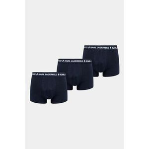 Karl Lagerfeld boxeri 3-pack barbati, culoarea albastru marin, A1M47151 imagine