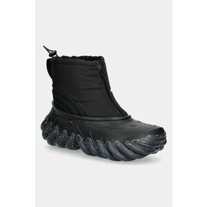 Crocs pantofi Echo Boot Z Shield femei, culoarea negru, cu toc plat, izolare usoara, 210315 imagine