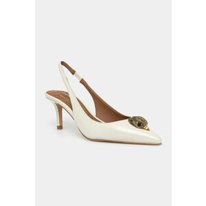 Kurt Geiger London pantofi cu toc Belgravia Sling Back culoarea bej, 9786941309 imagine