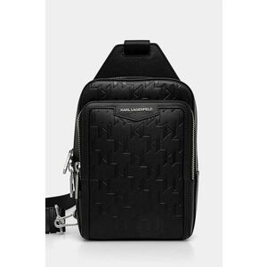 Karl Lagerfeld borsetă de piele K/LOOM culoarea negru, A1M30398 imagine