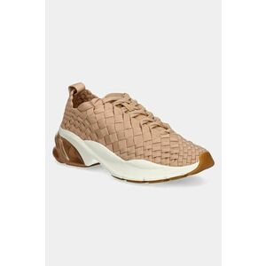 Tory Burch sneakers Good Luck Woven Trainer culoarea bej, 159962-650 imagine