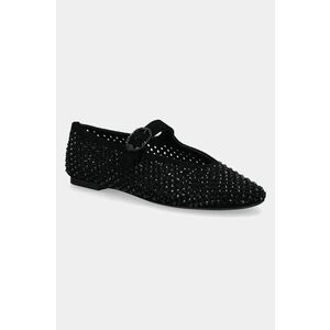 Kurt Geiger London balerini din piele intoarsa Mayfair Ballet Flat culoarea negru, 2656300209 imagine