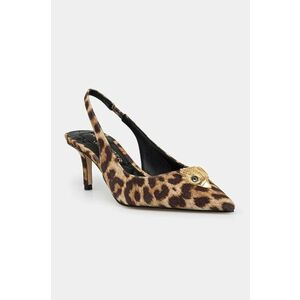 Kurt Geiger London pantofi cu toc Belgravia Sling Back culoarea bej, 9786939289 imagine