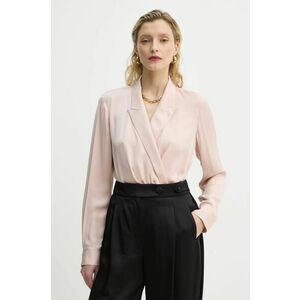 Theory bluza femei, culoarea roz, neted, O1102503 imagine