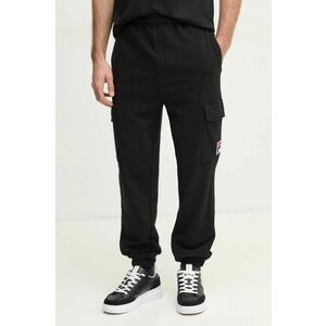 Fila pantaloni de trening Longarone culoarea negru, cu imprimeu, FAM0765 imagine