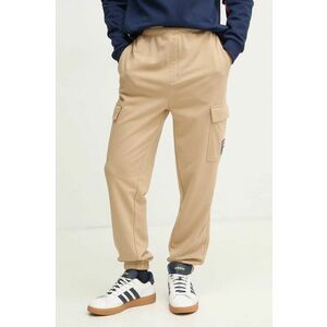 Fila pantaloni de trening Longarone culoarea bej, cu imprimeu, FAM0765 imagine