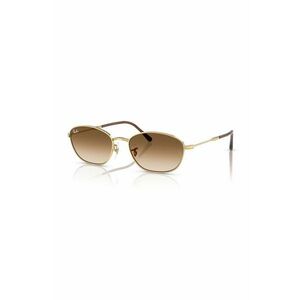 Ray-Ban ochelari de soare femei, culoarea auriu, 0RB3749 imagine