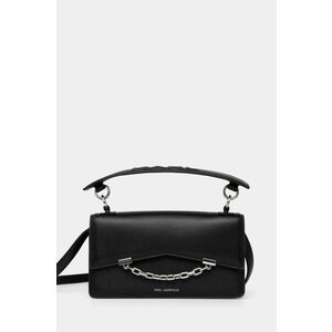 Karl Lagerfeld poseta de piele culoarea negru, A1W30446 imagine