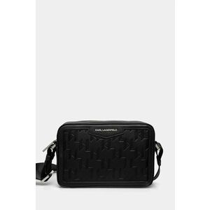 Karl Lagerfeld borsetă de piele K/LOOM culoarea negru, A1M30067 imagine