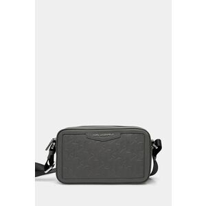 Karl Lagerfeld borsetă de piele K/LOOM culoarea gri, A1M30067 imagine