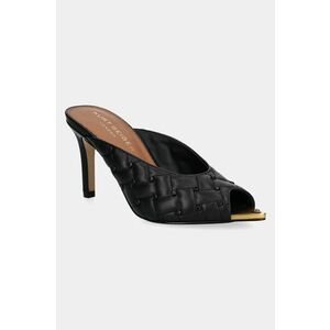 Kurt Geiger London slapi de piele Regent Crystal Point Mule femei, culoarea negru, cu toc cui, 3940209109 imagine