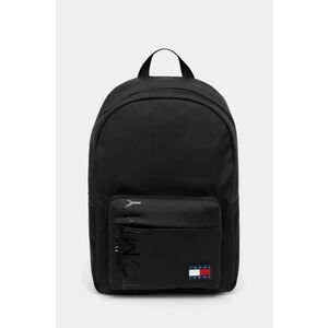 Tommy Jeans rucsac barbati, culoarea negru, mic, neted, AM0AM12907 imagine