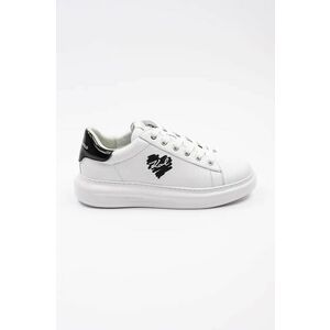 Karl Lagerfeld sneakers din piele KAPRI MENS culoarea alb, KL52515V imagine