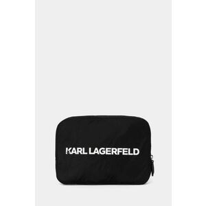 Karl Lagerfeld rucsac femei, culoarea negru, mic, modelator, A1W30137 imagine