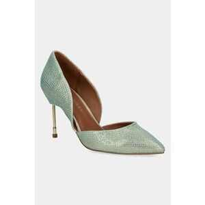 Kurt Geiger London pantofi cu toc Bond 90 culoarea verde, 2274573609 imagine