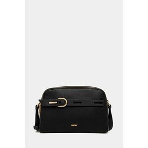 Dkny poseta de piele culoarea negru, R44EAI69 imagine