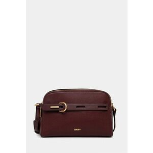 Dkny poseta de piele culoarea bordo, R44EAI69 imagine